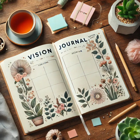 Journal de Vision : Concevez Votre Avenir avec Clarté et Intention BibliothequeDigitale.com