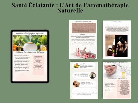 Santé Éclatante : L’Art de l’Aromathérapie Naturelle - BibliothequeDigitale.com